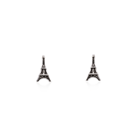 Brinco Torre Eiffel - Prata Envelhecida